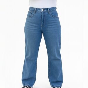 Sage & Fig High-Rise Straight Leg Jeans